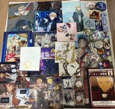 Fate/Stay Night Male Character Set B 50 Items Including Badges & Acrylics