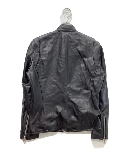 JACKROSE Single Leather Riders Jacket Men's Size 3 Black image 2