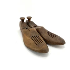 Vintage Wooden Shoe Trees Stretcher Forms Shapers Keepers Display Decor Mens 11