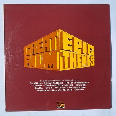 Great Film Epic Themes Original Soundtracks and Hit Music 12'' LP Record