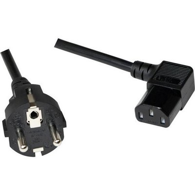 LogiLink CP119 IEC Cable [1x Schuko Plug - 1x IEC C13 Socket] 5.00m Black