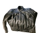 Hjc Leather Motorcyclr Jacket. Size Large. Liner Is Lost Still A Graet Jscket. — photo 2