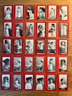 WILLS (ANDERE O/SEE) AUSGABE - Schauspielerinnen 1905 ALWICS (schwarz/rote Front) - Gruppe 3