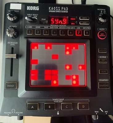 Korg Kaoss Pad KP3 Effektgerät Sampler / Voll Funktionsfähig 