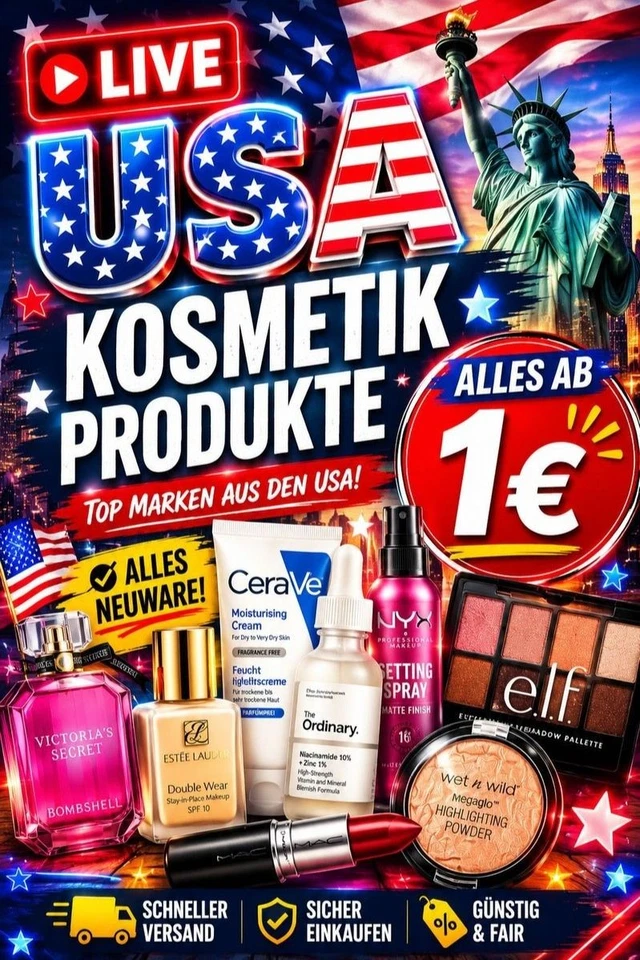 US Beauty / Kosmetik - alles ab 1 EUR - NEUWARE