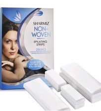 QTY 2 Non Woven Wax Strips 250 Pieces Body  Facial Wax Strips for Hair Removal
