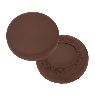 uxcell 2 Pack Stool Covers Round, 11-14 Inch Bar Large, Dark Brown