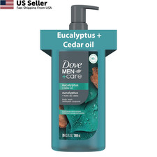 DOVE MEN Eucalyptus Cedar Oil Moisturizing Body Wash Sulfate Free 26oz Men Care
