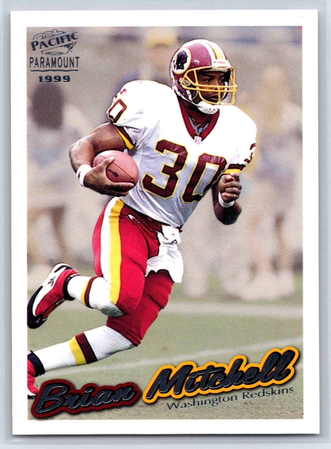 1999 Pacific Paramount Brian Mitchell Washington Redskins #249
