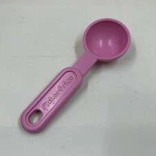Vintage 1987 Fisher Price Fun With Food Pink Ice Cream Scoop Pretend Play Toy