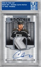 AKIL THOMAS 2024-25 UPPER DECK THE CUP RPA ROOKIE PATCH RC AUTO /249