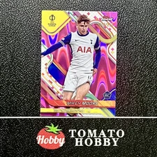 TOPPS FINEST UEFA 2024-25 MIKEY MOORE RC /250 PINK LAVA REFRACTOR TOT