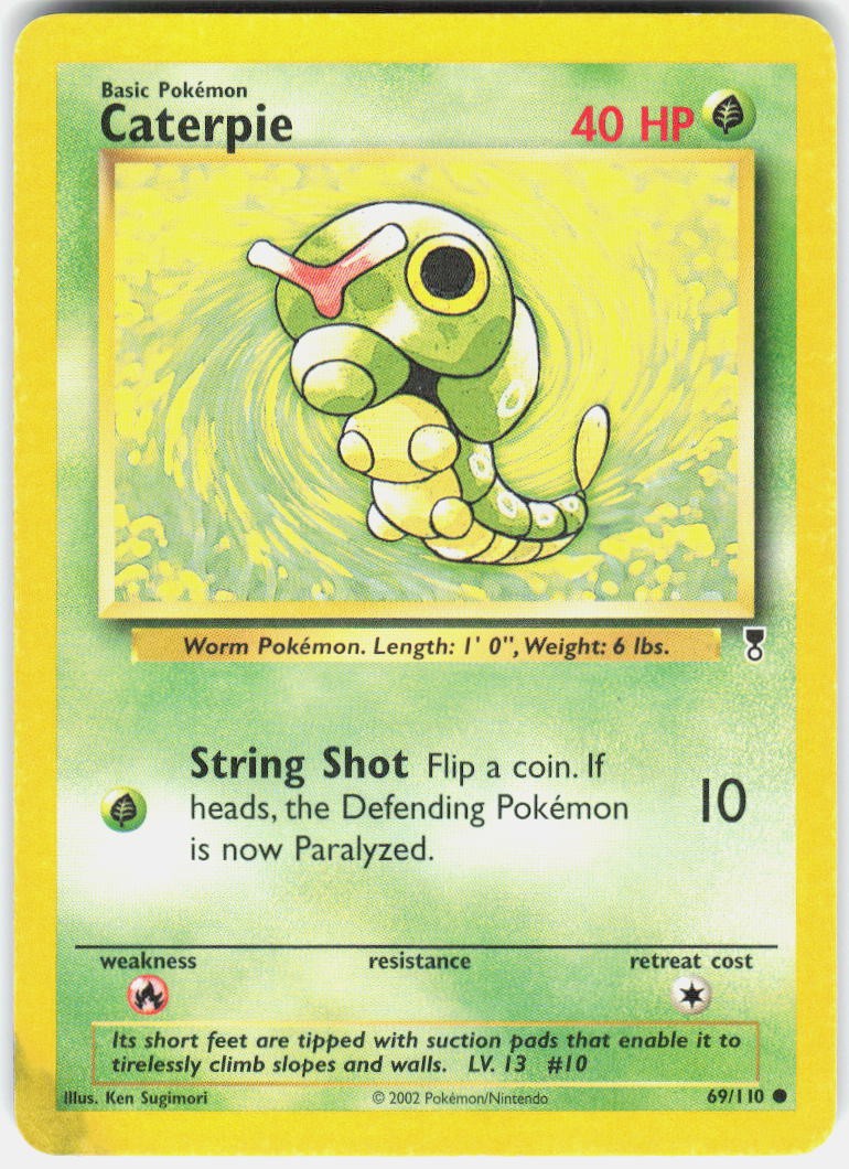 Caterpie Pokemon Legendary Collection 69/110 DM