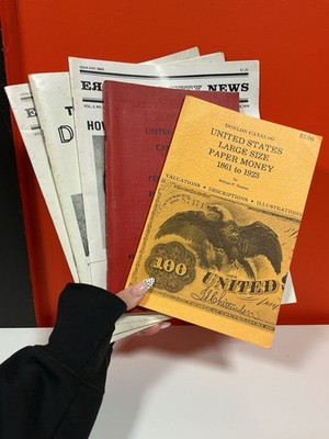 Lot 5 Numismatic Books Paper Money Errors Wexler Doubled Dies Donlon Catalog