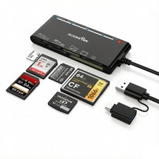 USB C Memory Card Reader, USB 3.0 7-in-1 SD CF XD MS Card Reader