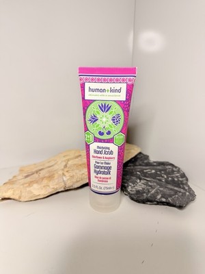 Human+Kind Moisturizing Hand Scrub, Elderflower and Raspberry 2.5 FL OZ
