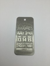 Insane Clown Posse Gathering of the Juggalos Official Ticket July 2001 #0597