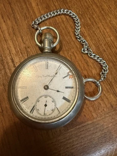 Authentic antique Elgin National Watch Co. pocket watch, Read Description