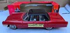 Vtg BANDAI American Automobile Series Cadillac Japan Friction Toy Car With Box