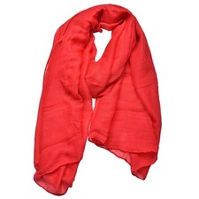Women's Cotton Scarves Soft Fashion Solid Scarf Wrap Shawl 70.8"L 35.43"W