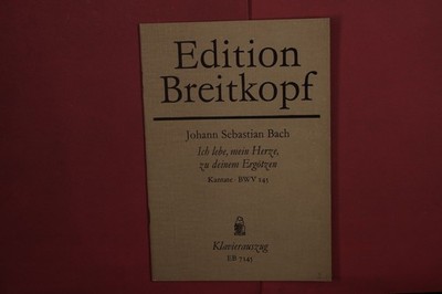 423732 Johann Sebastian Bach ICH LEBE, MEIN HERZE, ZU DEINEM ERGÖTZEN VEB