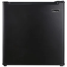 MAGIC CHEF® 1.7 Cubic-ft Manual Defrost Refrigerator (Black)