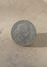 Moneta Rarissima 50 Cent Italiana 1940 Re e Imperatore Vittorio Emanuele 3 Italy