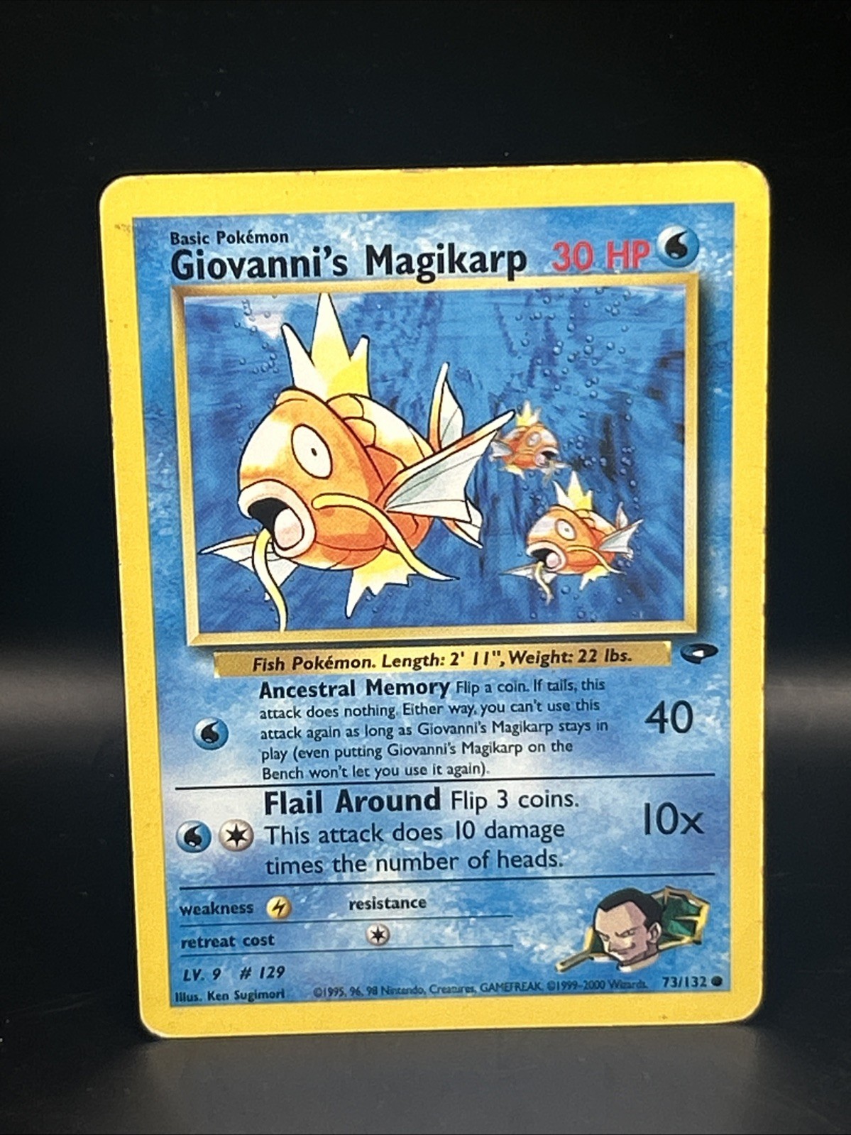 GIOVANNI’S MAGIKARP   ( 73/172 ) Pokémon Card Gym Challenge Regular NON-HOLO