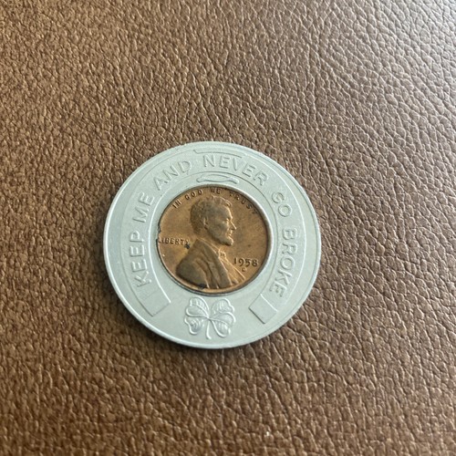 Keep me and Never Go Broke penny 1958 D Wakefield’s Grand Opening 1958