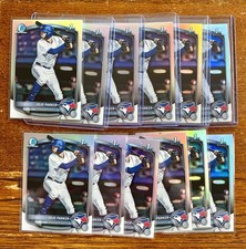 JOJO PARKER 2025 BOWMAN CHROME DRAFT 1ST REFRACTORS (12)