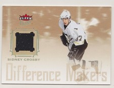 2005-06 Fleer Ultra Sidney Crosby Jersey Difference Makers Rookie Penguins