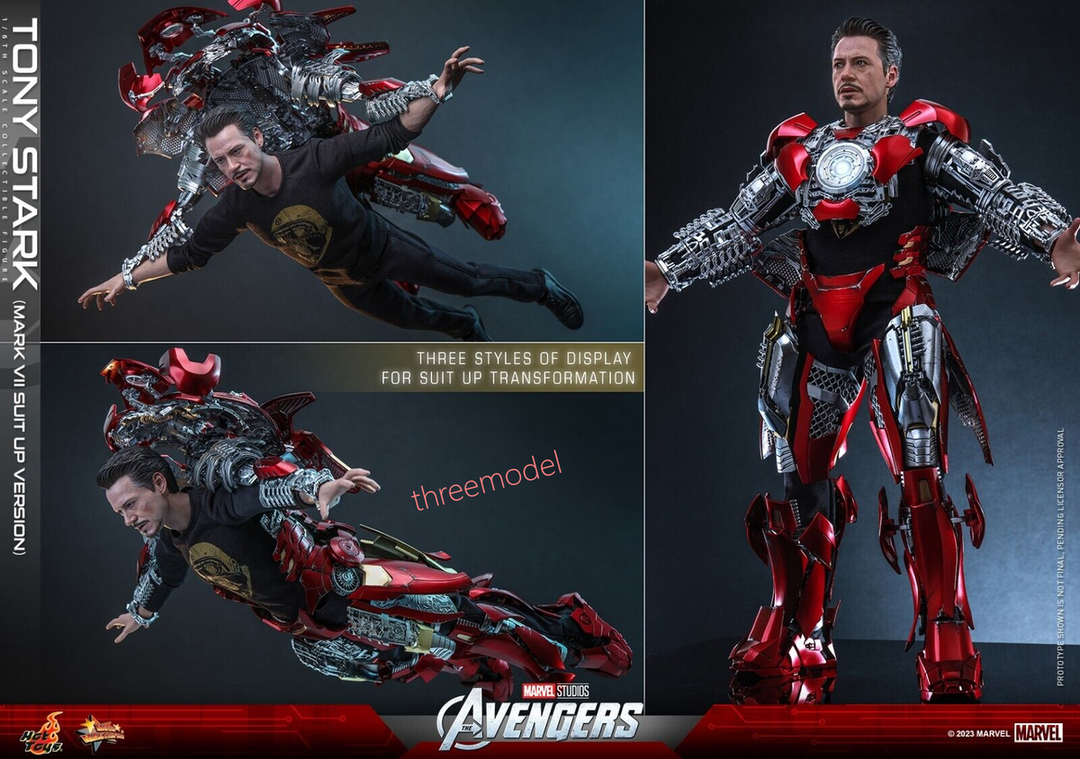 Hot Toys MMS718B 1/6 Tony Stark (Mark 7 Suit Up Version) Special
