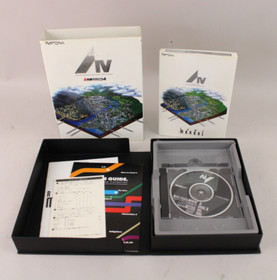 Take the A-Train IV 4 for FM Towns CIB VTG Japanese PC Railroad Sim Ultra Rare!