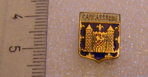 Broche Ancienne De Carcassonne En Métal Argenté - Magnifique Et Occasion