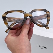 Celine Women Sunglasses Colored Havana Clear Smoke Photochromic CL40046U 55A NEW