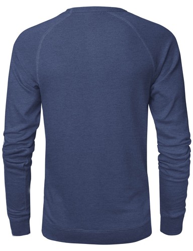 Mens Crew Neck Sweatshirt Solid Cotton FRENCH TERRY Fleece T Shirts Tee Casual - Picture 50 of 50
