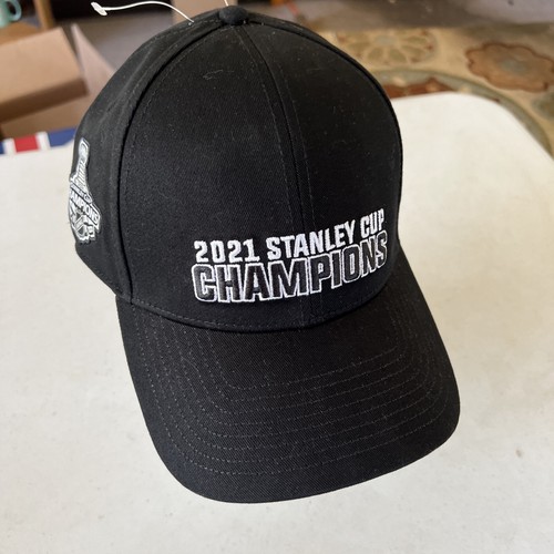 2021 Stanley Cup Champions NHL Hockey Pre-Decision SnapBack Hat Cap Brand New - Picture 2 of 11