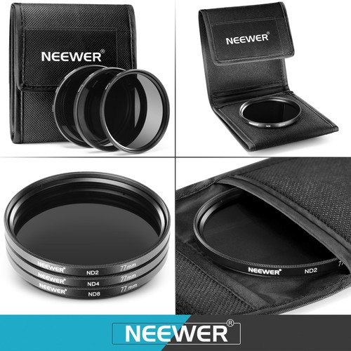 Neewer 77mm Lens Filter and Accessory Kit UV CPL FLD for Canon Nikon Lens - Picture 5 of 8