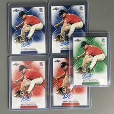 Brant Baughcum 2021 Leaf Perfect Game auto Autograph 5 Card Lot