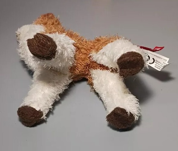 Llama Plush Stuffed Animal Douglas Cuddle Toy 8" Brown & White Alpaca Plushie