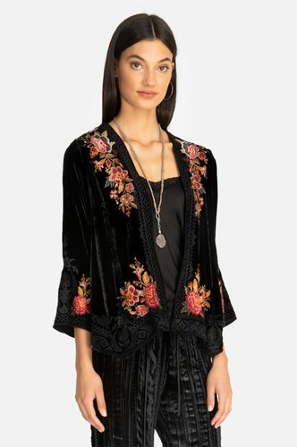 Johnny Was Zaret Bolero Women's Black 