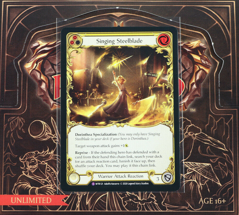 Flesh And Blood Singing Steelblade Pitch(2) Standard Unl WTR121