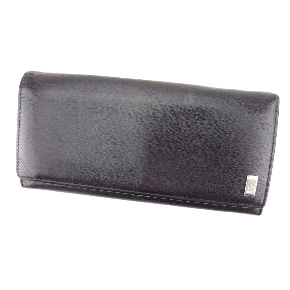 小物 dunhill money clip black ダンヒル DUNHILL マネークリップ 二つ折り財布 （ブラック