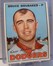 #2518 1967 TOPPS BASEBALL #276 BRUCE BRUBAKER