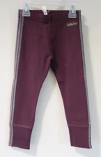 NWT Matilda Jane Brown With Colorful Side Stitching Leggings Girl's Size 2
