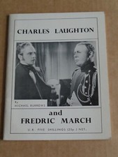 Charles Laughton & Frederic March by Michael Burrows 1969 Soft Back Book