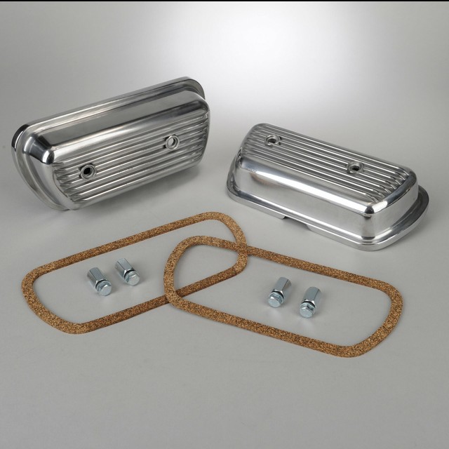 EMPI 9152 ALUMINUM BOLT ON VALVE COVERS VW DUNE BUGGY BUG BAJA GHIA ENGINE PARTS for sale online