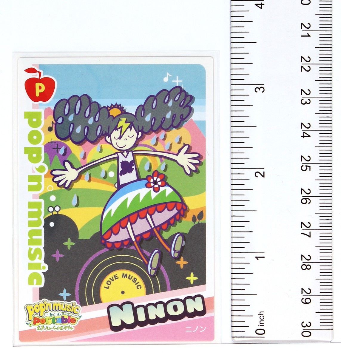 ポップンカード Pop'n Music Card PF20N048 Ninon Konami Japan Game Character