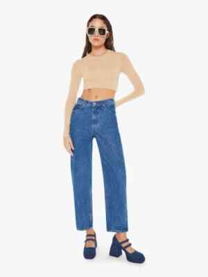 MOTHER Snacks! NWT High Waisted Double Stack Ankle Snap, Crackle, Pop Jeans 24