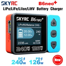 SKYRC B6neo Smart Charger Mini DC240W PD126W Discharger Balance Carrying Charger